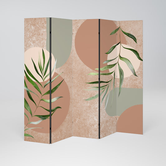 SENSUAL NATURE'S TAPESTRY - Divisorio decorativo per ambienti a 5 pannelli