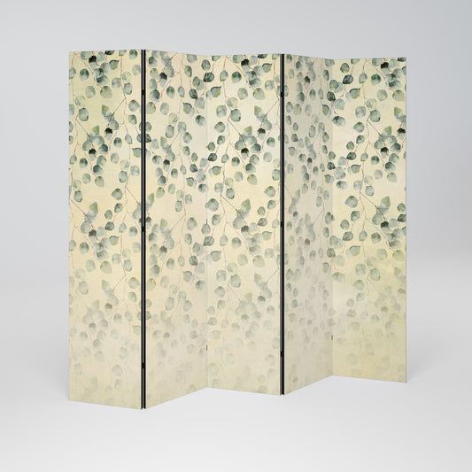 Divisorio decorativo per ambienti a 5 pannelli HIDDEN GARDEN TESSERACT