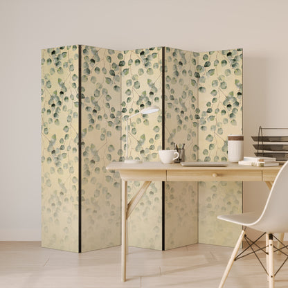 Divisorio decorativo per ambienti a 5 pannelli HIDDEN GARDEN TESSERACT