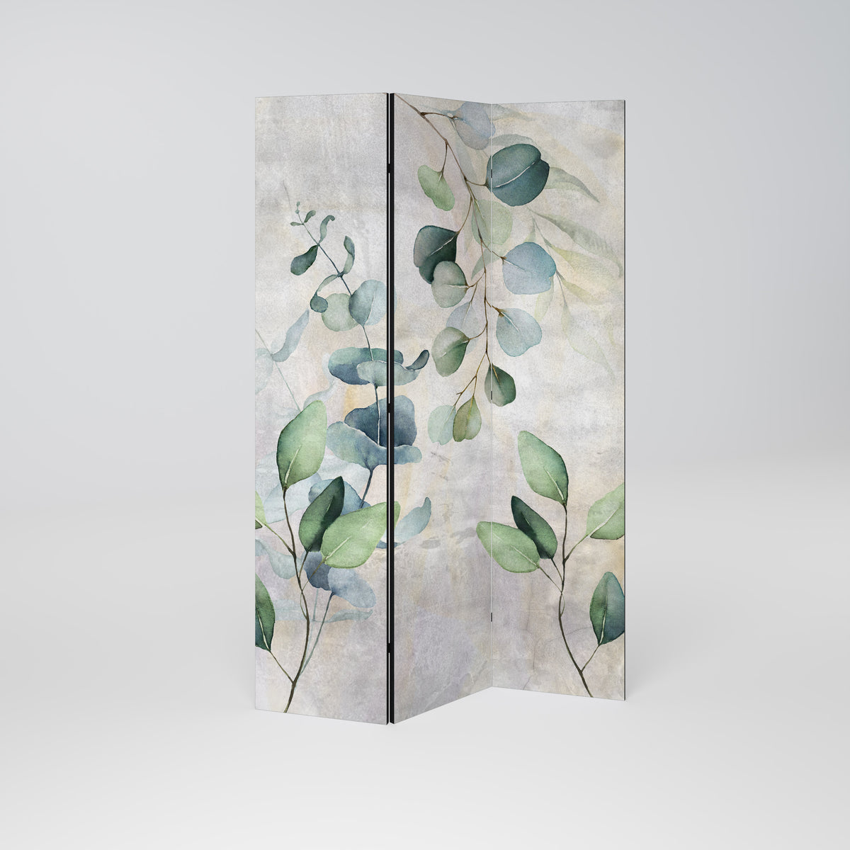 PEACEFUL SPRIGS Paravento Decorativo a 3 Pannelli