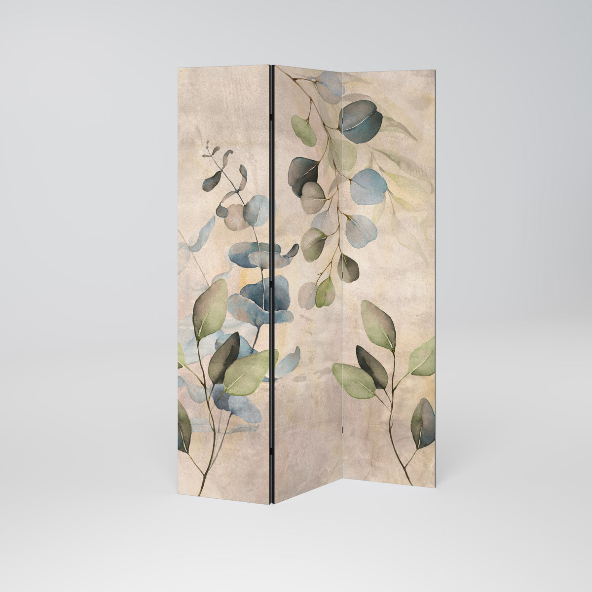 SOFT EARTHEN EMBRACE Paravento Decorativo a 3 Pannelli