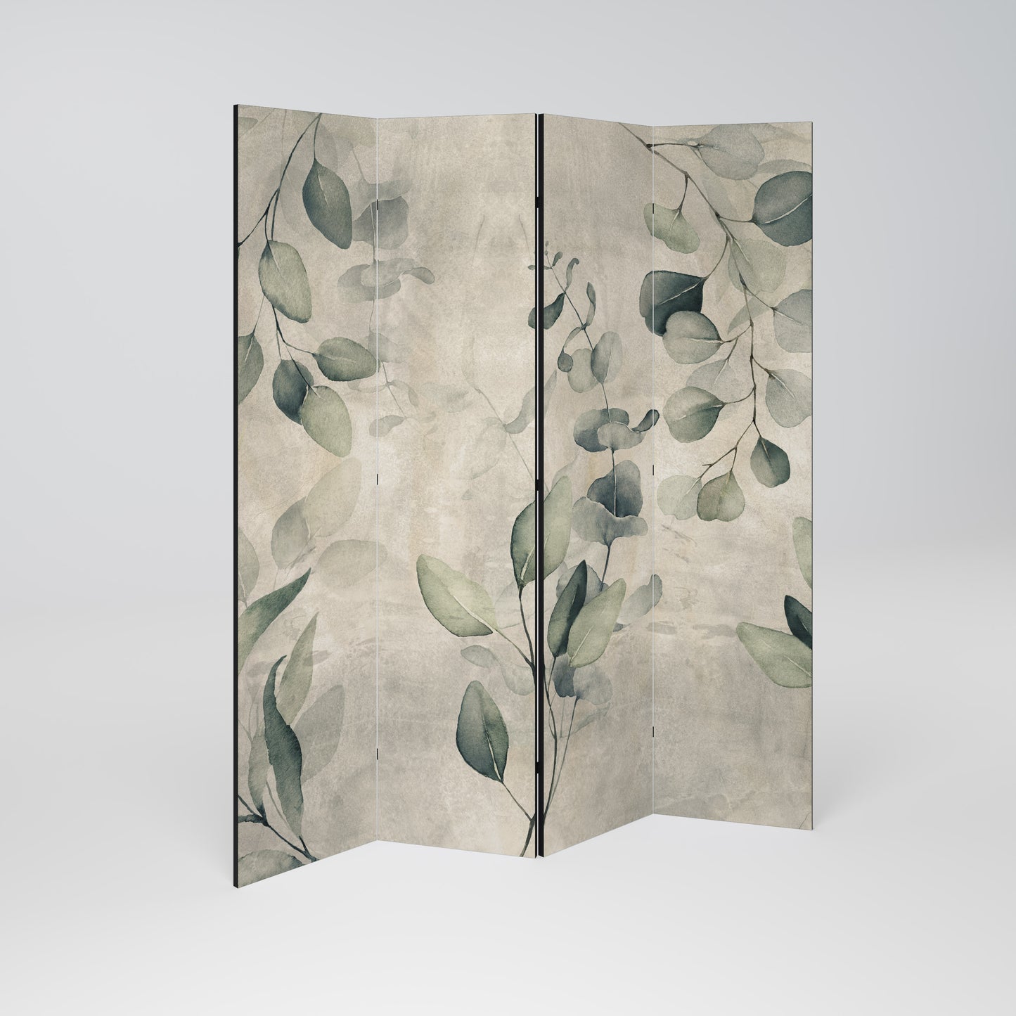 ELEGANZA NEI TONI DELLA TERRA Divisorio decorativo a 4 pannelli