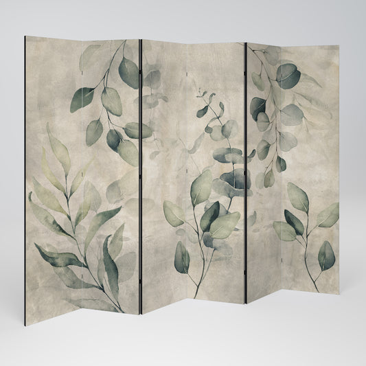 ELEGANZA NEI TONI DELLA TERRA Divisorio decorativo a 6 pannelli
