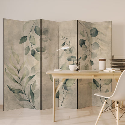 ELEGANZA NEI TONI DELLA TERRA Divisorio decorativo a 6 pannelli