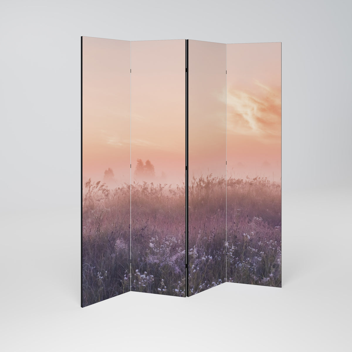 ENCHANTED MORNING VEIL Paravento Decorativo a 4 Pannelli