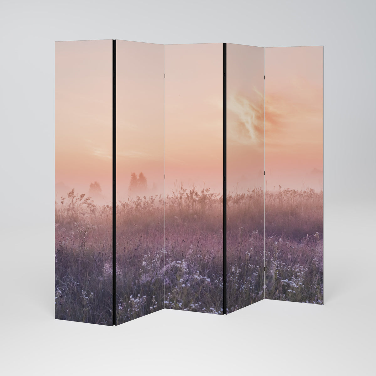 ENCHANTED MORNING VEIL Paravento Decorativo a 5 Pannelli