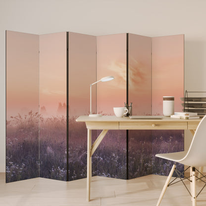 VELO DEL MATTINO INCANTATO Divisorio decorativo per ambienti a 6 pannelli