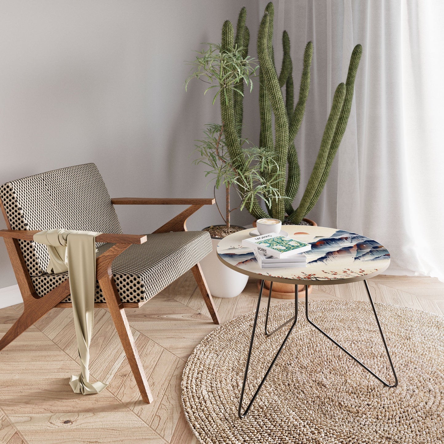 Tavolino da caffè grande PAESAGGIO GIAPPONESE