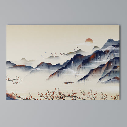 JAPANESE LANDSCAPE Stampa su tela orizzontale