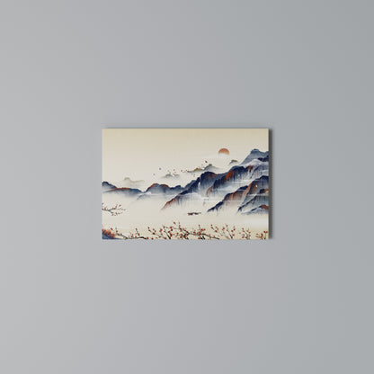 JAPANESE LANDSCAPE Stampa su tela orizzontale