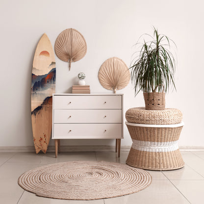 JAPANESE LANDSCAPE Decorative Plywood Surfboard