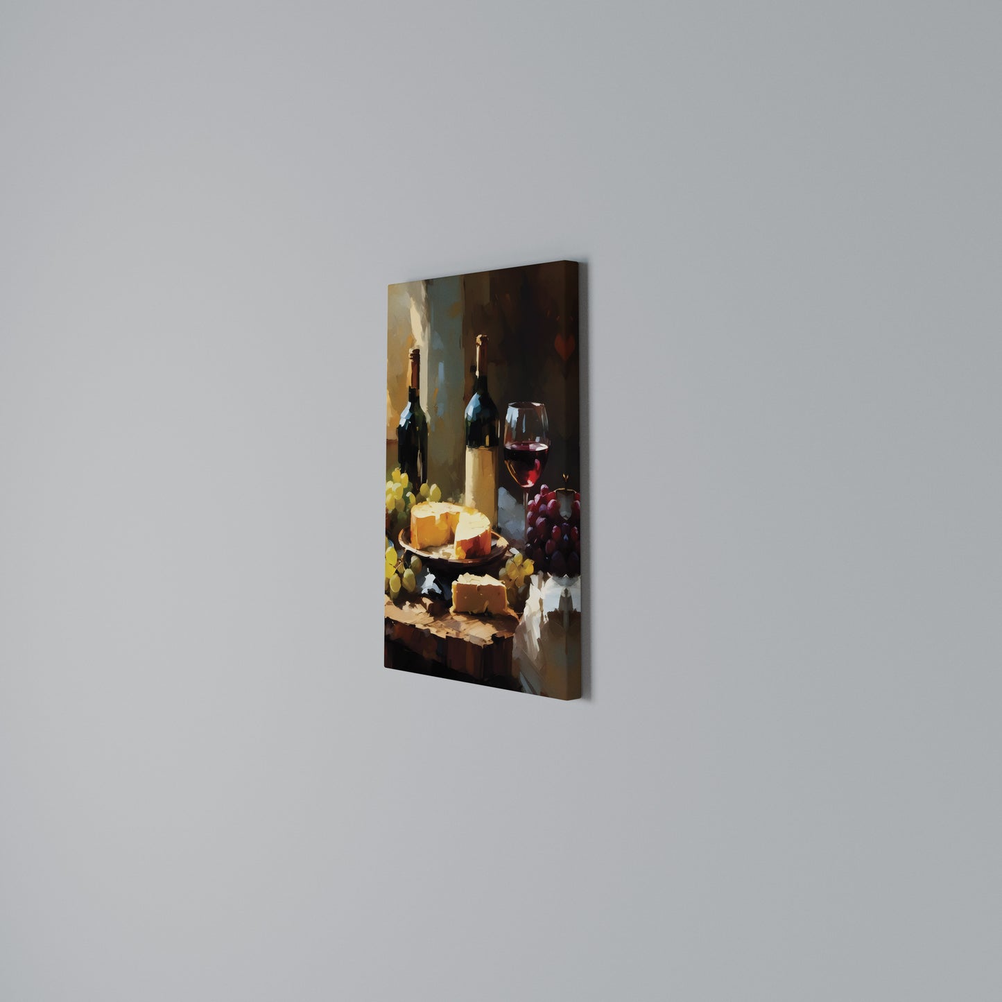 VINTAGE VINEYARD LUXURY Vertical Canvas Print