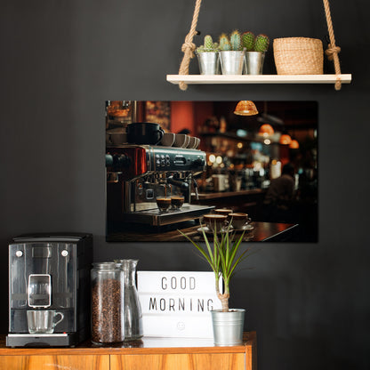 BARISTA’S DREAM MACHINE Stampa su tela orizzontale