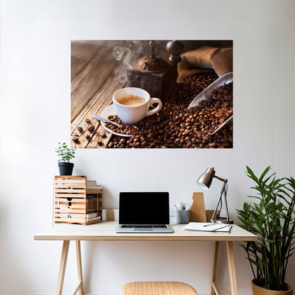 DELIZIA FUMO INFUSIONE Poster orizzontale staccabile e attaccabile