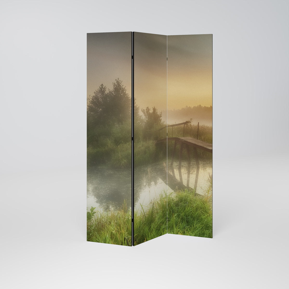 DREAMY HAZE Decorative 3-Panel Room Divider
