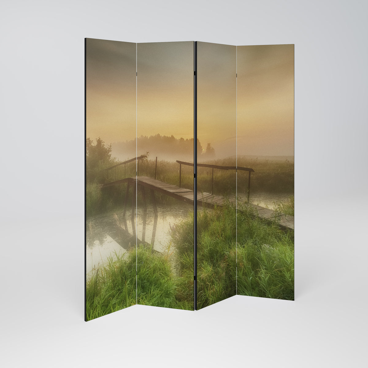 DREAMY HAZE Paravento Decorativo a 4 Pannelli