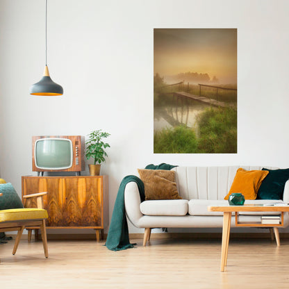 DREAMY HAZE Poster verticale staccabile e attaccabile