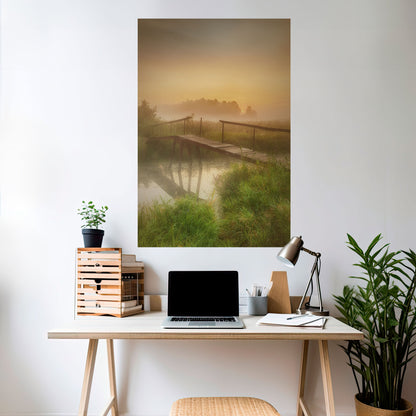 DREAMY HAZE Poster verticale staccabile e attaccabile