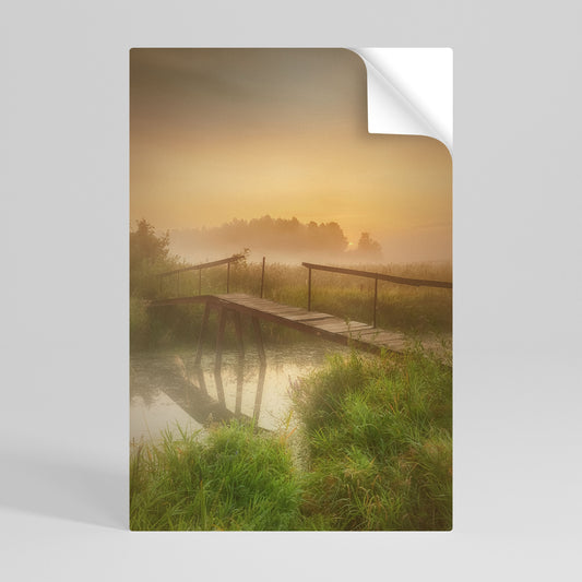 DREAMY HAZE Poster verticale staccabile e attaccabile