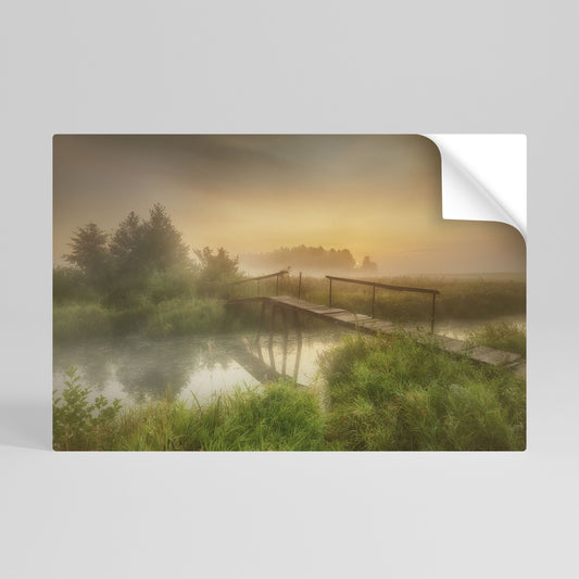 DREAMY HAZE Poster orizzontale staccabile e attaccabile