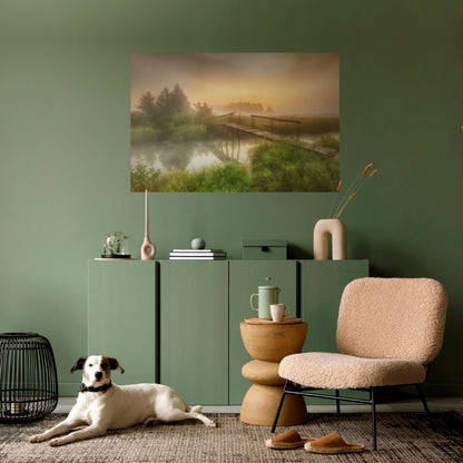 DREAMY HAZE Poster orizzontale staccabile e attaccabile