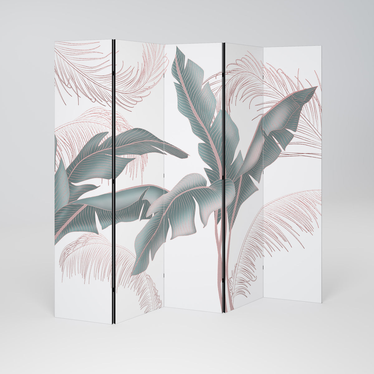DELICATE BLISS Paravento Decorativo a 5 Pannelli