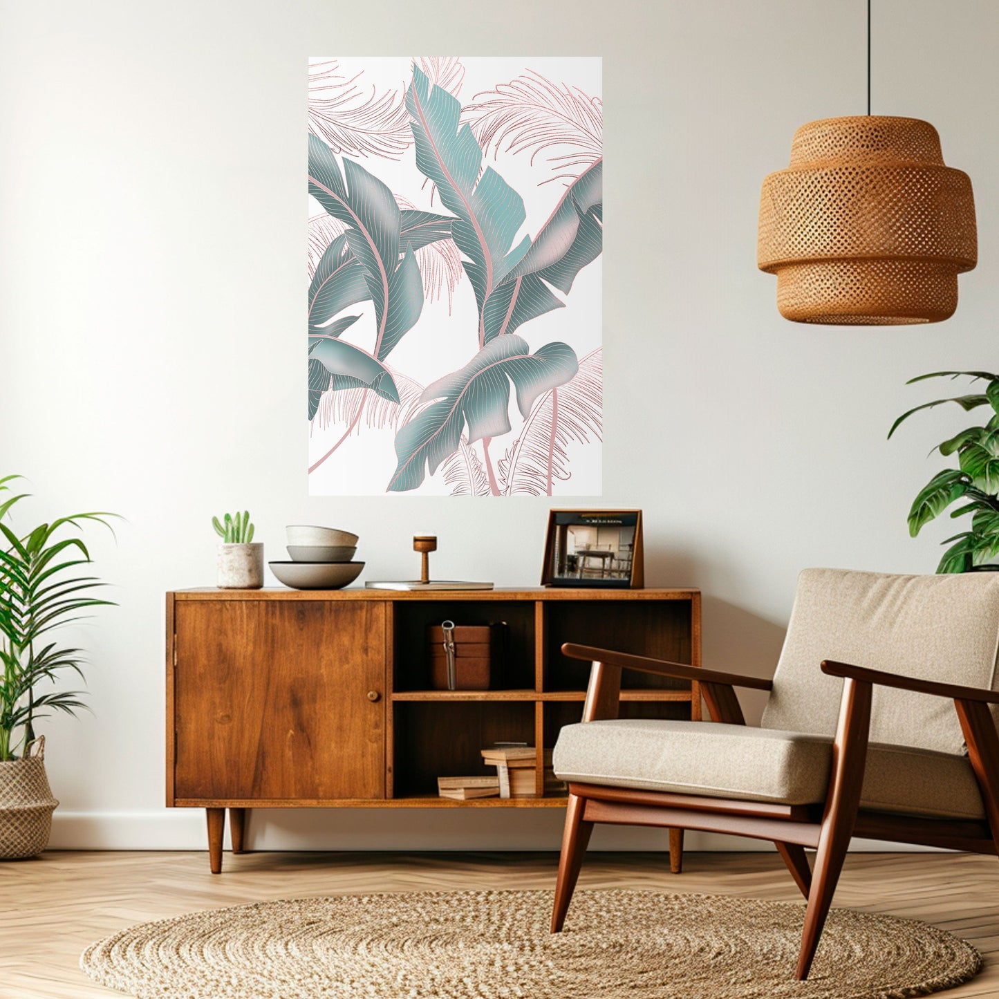 DELICATE BLISS Poster verticale staccabile e attaccabile