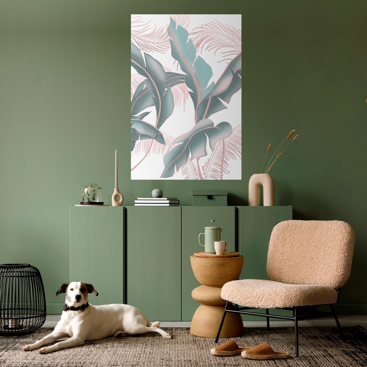 DELICATE BLISS Poster verticale staccabile e attaccabile