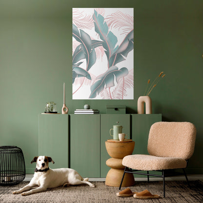 DELICATE BLISS Poster verticale staccabile e attaccabile
