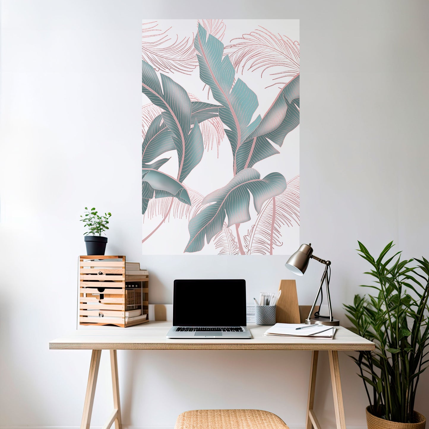 DELICATE BLISS Poster verticale staccabile e attaccabile
