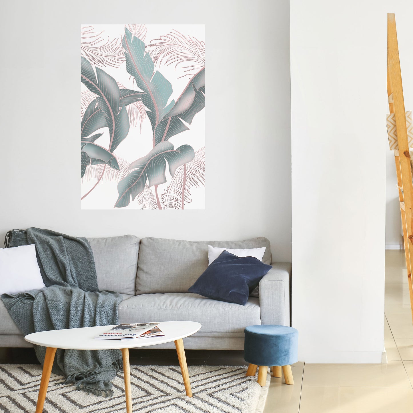 DELICATE BLISS Poster verticale staccabile e attaccabile