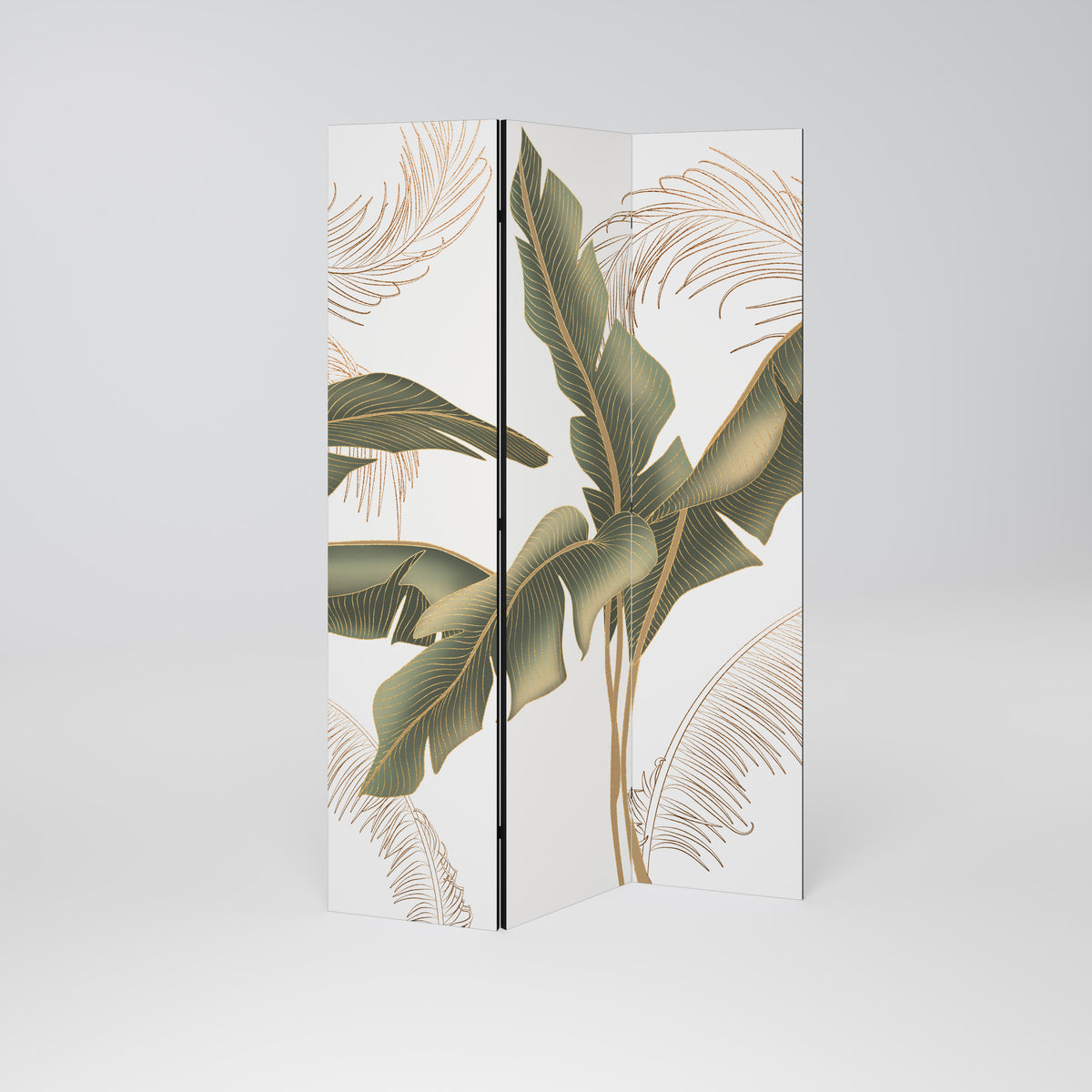 SUBTLE CHARM Paravento Decorativo a 3 Pannelli