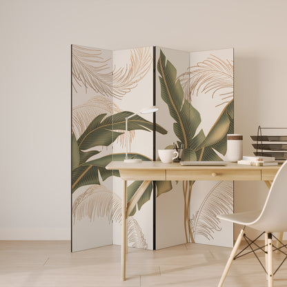 Divisorio decorativo per ambienti a 4 pannelli SUBTLE CHARM
