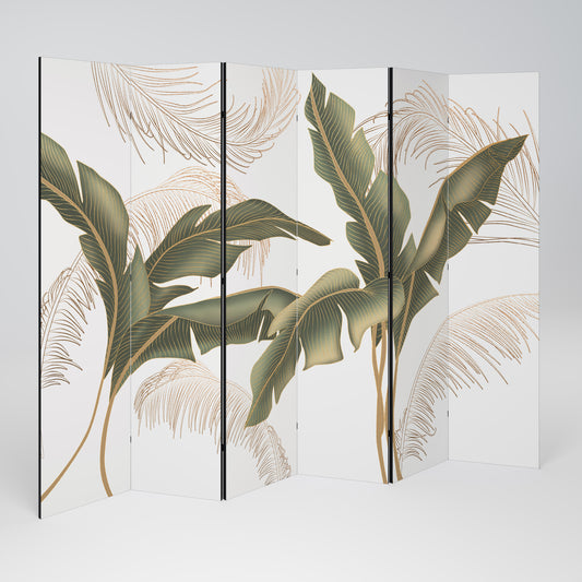 Divisorio decorativo per ambienti a 6 pannelli SUBTLE CHARM