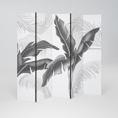 Divisorio decorativo per ambienti a 5 pannelli CALM ALLURE