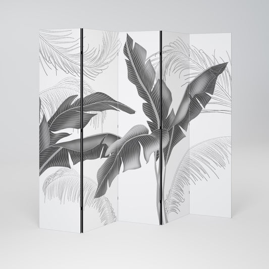 Divisorio decorativo per ambienti a 5 pannelli CALM ALLURE