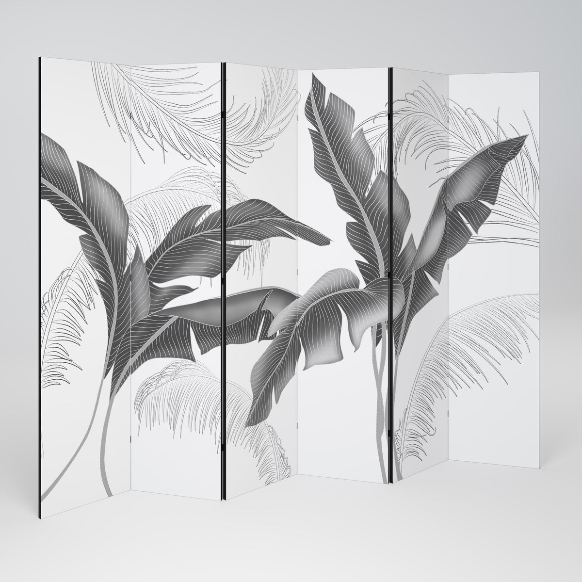CALM ALLURE Decorative 6-Panel Room Divider