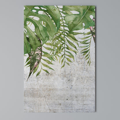 URBAN TROPICS Stampa su Tela Verticale