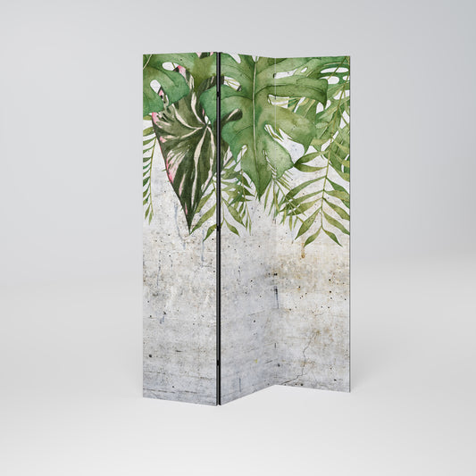 URBAN TROPICS Divisorio decorativo per ambienti a 3 pannelli