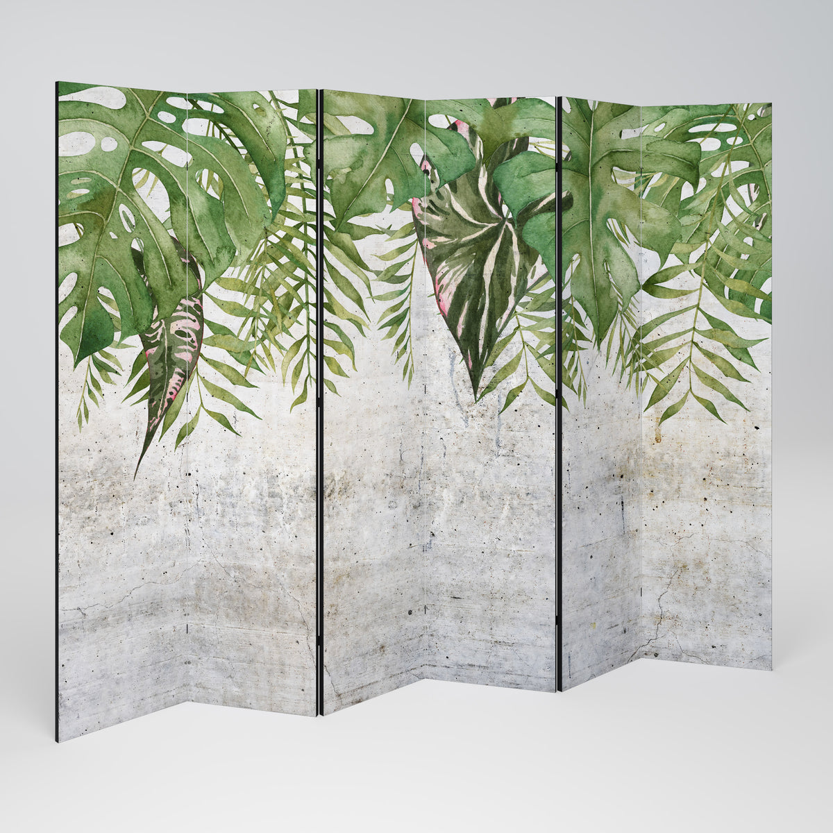 URBAN TROPICS Paravento Decorativo a 6 Pannelli