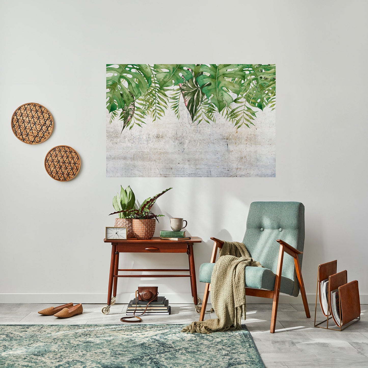 Poster orizzontale staccabile e attaccabile URBAN TROPICS