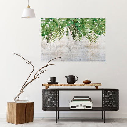 Poster orizzontale staccabile e attaccabile URBAN TROPICS
