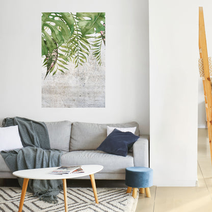Poster verticale staccabile e attaccabile URBAN TROPICS