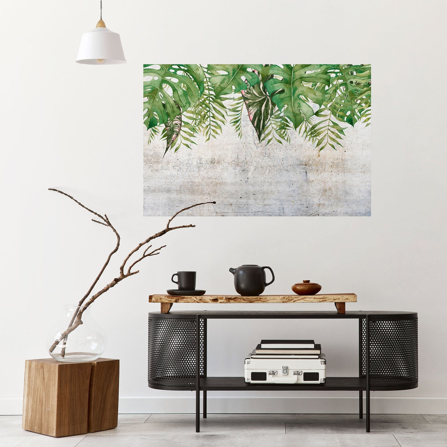Poster orizzontale staccabile e attaccabile URBAN TROPICS