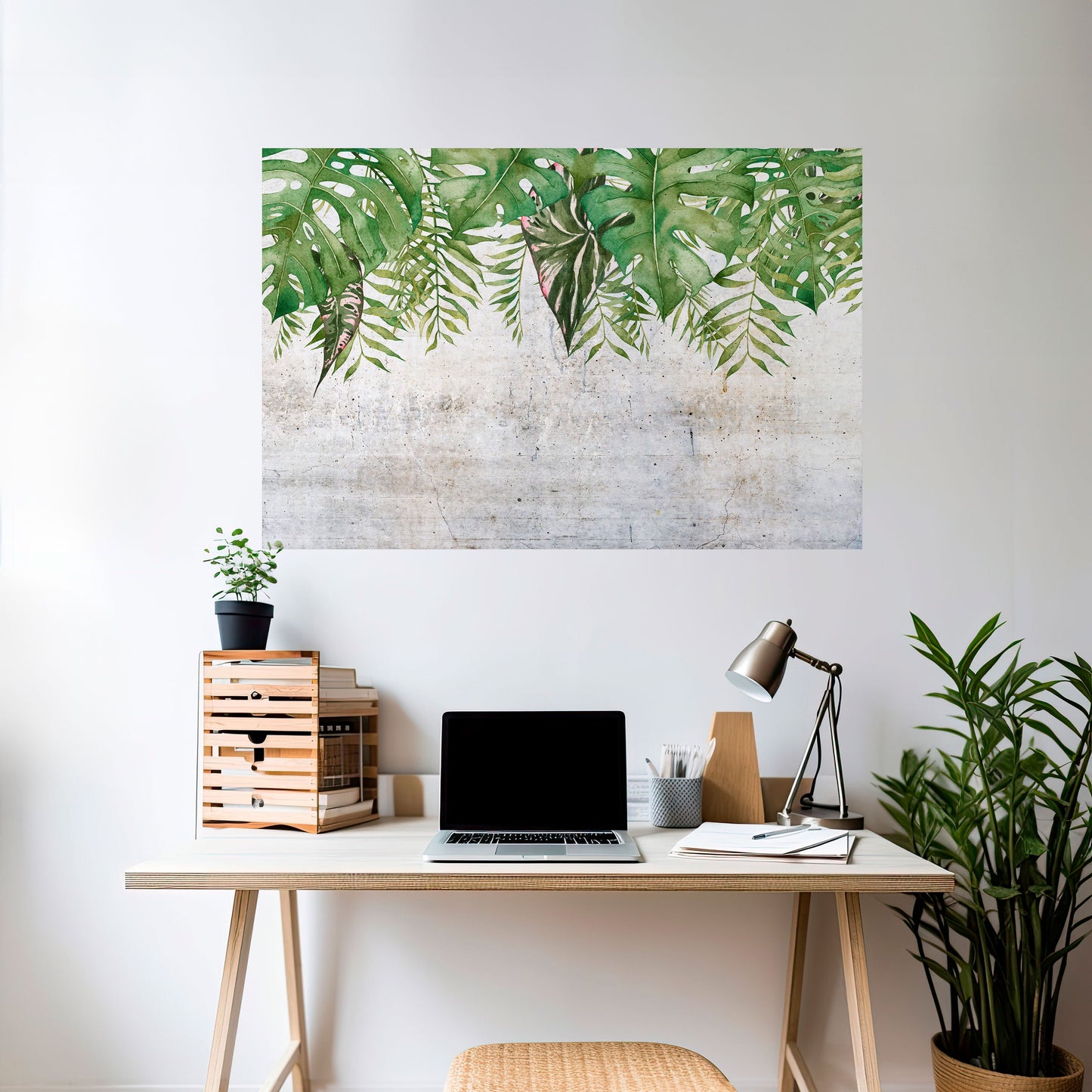 Poster orizzontale staccabile e attaccabile URBAN TROPICS