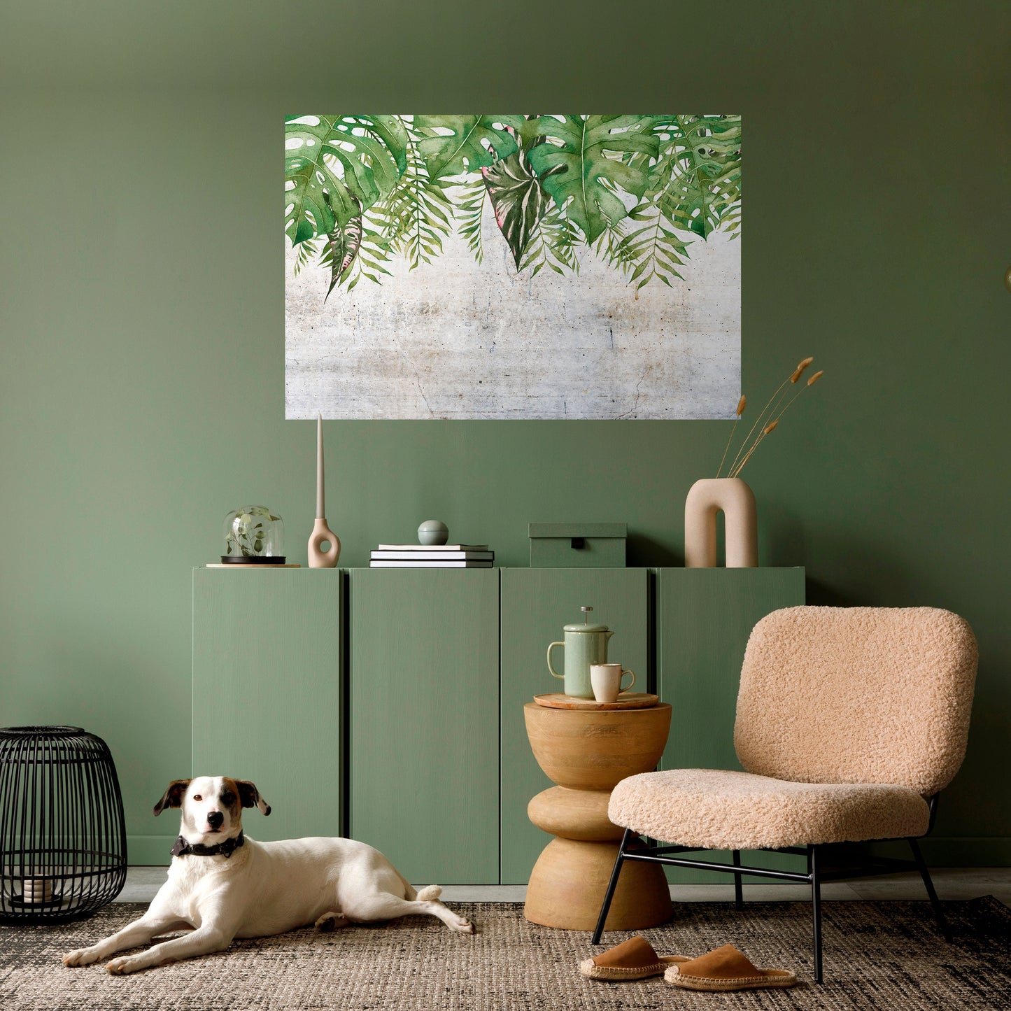 Poster orizzontale staccabile e attaccabile URBAN TROPICS