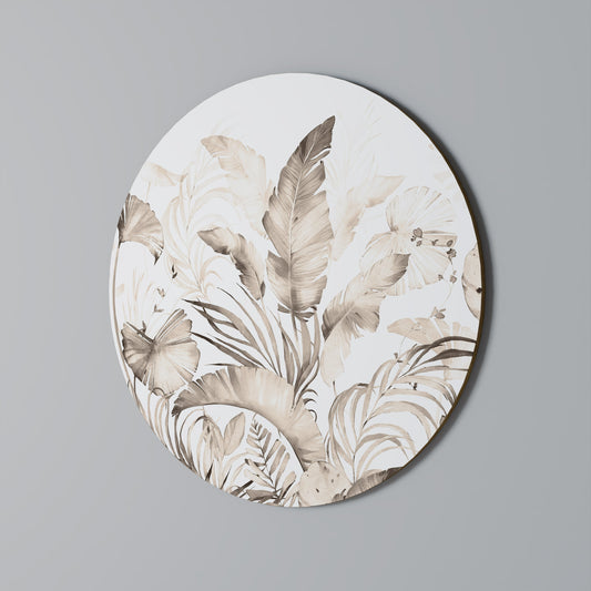 WILD TENDERNESS Round Wall Art