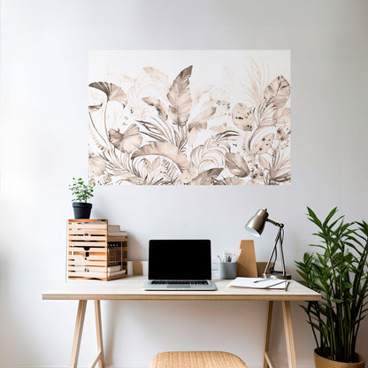 WILD TENDERNESS Poster orizzontale staccabile e attaccabile