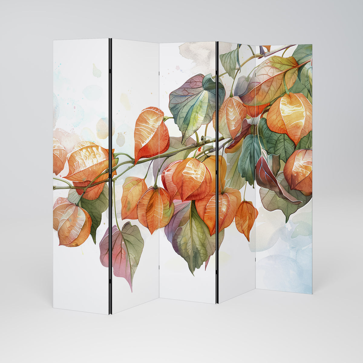 FLEETING DAYS Decorative 5-Panel Room Divider