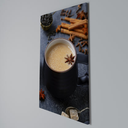 WARMTH IN A CUP Stampa su Tela Verticale